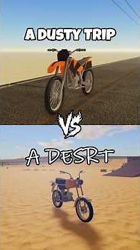 Motorcycle Comparison | A Dusty Trip vs A Desrt #roblox #adustytrip