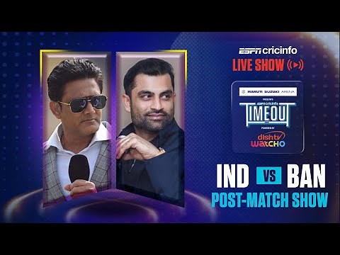 ESPNcricinfo TimeOut LIVE - IND vs BAN | T20 World Cup 2024 Super Eight Post-Match Show
