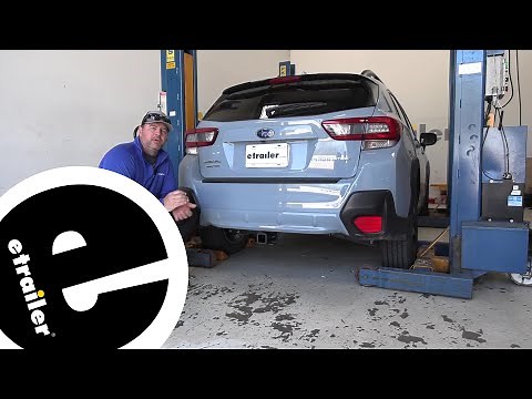 Install: etrailer Trailer Hitch Receiver on a 2020 Subaru Crosstrek