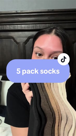 Pick this 5 pack of socks up! Fave colors, fave length! @Nyzfexk INC #socks #cozy #neutralaesthetic #tiktokshopblackfriday #tiktokshopcybermonday