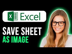 How To Save An Excel Sheet As Image (Super Simple)