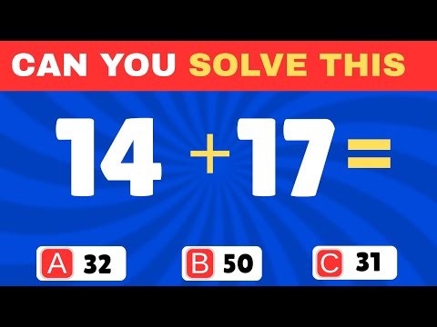 The Ultimate Math Quiz: 50 Sum Questions from Easy to Impossible! 🧠