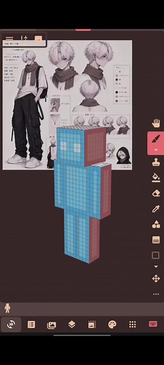 tutorial simple shading skin minecraft😋 #fyp #trending #minecraft #minecraftskin #foryou
