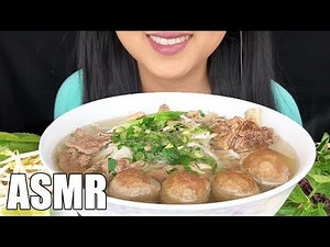 ASMR PHO NOODLE SOUP MUKBANG (No Talking} | Noodle Eating Sounds | ASMR Phan