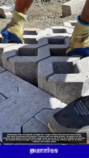 Wow, Unique Paving Pattern Installation That Looks Perfect