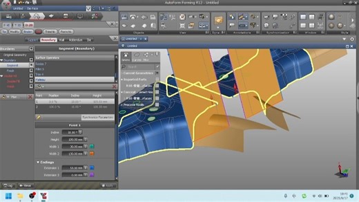 autoform 钻石模面全流程学习