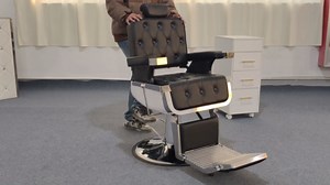 Black Barber Chair Hydraulic Hair Salon Chairs for Hair Stylist, Barber Chairs for Barbershop Tattoo Armchair Beauty Equipment