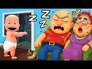 Baby Escapes EVIL GRANDPARENTS PRISON in ROBLOX!