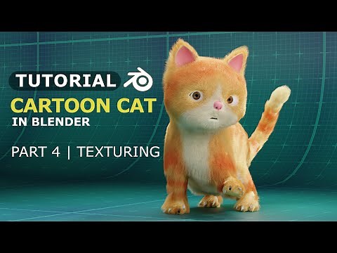 3D Cat | YT Blender Series | Part 4 - Texture Painting