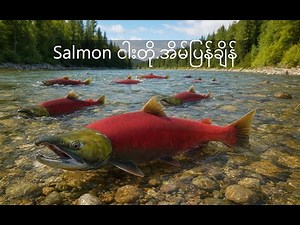 Salmon spawning ၊ ဆယ်လမွန်ငါးတို. အိမ်အပြန်