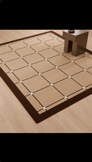 Hand Tufted Geometric Rug, Modern Grid Design, Minimalist Decor - Etsy