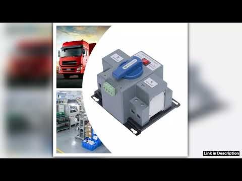63A ATS Dual Power Automatic Transfer Switch for Generator Changeover Switch 2P Generator