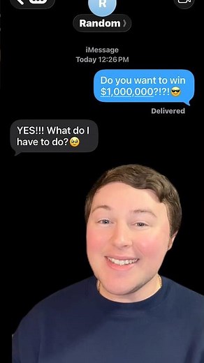 $1,000,000!!!😎 *Texting Random Numbers!* #shorts