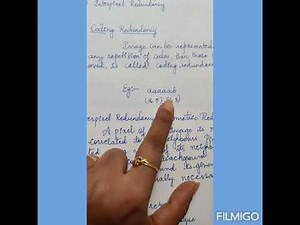 Redundancy - Image Compression