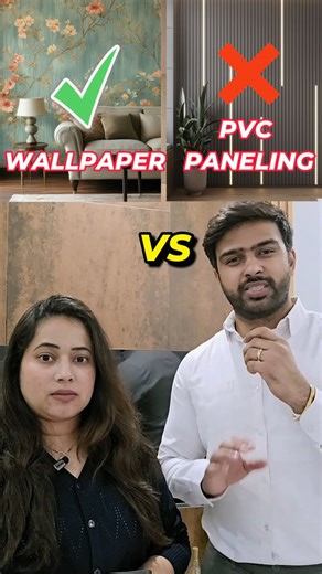 Architecture Skills on Instagram: "THIS or THAT? 🤔 | Wall Finishes Edition 🏠 Wallpaper 🆚 PVC Paneling Tiles 🆚 Natural Stone Paneling Plain Paint 🆚 Texture Paint Normal Wall 🆚 Accent Wall Choosing the right wall finish can completely change how your home looks, feels, and lasts ✨ In this reel, I’ve broken down: ✔️ Style impact ✔️ Maintenance reality ✔️ Where each option works best Perfect if you’re: • Designing a new home • Planning renovation • Confused between finishes 💾 Save this for la