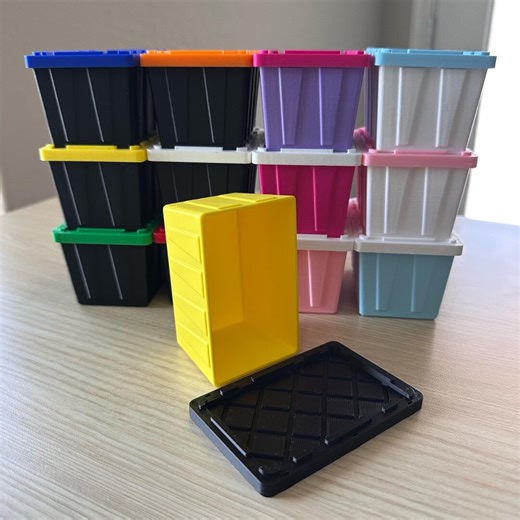 Mini Storage Totes – Cute Desk Storage for Crafts & Office Assorted Colors - Etsy