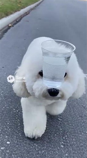 Bichon who plays tricks