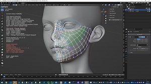 人脸快速拓扑 Blender Easy Patch 2 演示