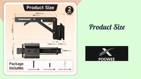 Amazon.com: 2 Pack E Track Folding Shelf Brackets - 8 Inches Heavy Duty Steel E Track Folding Shelf Bracket with Stainless Pivot,E Track Folding Fixed Shelf Bracket for Truck,Enclosed Trailer,Garage,Workbench : Tools & Home Improvement