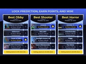 Roblox Innovation Awards hub 2024 THE BEST PREDICTIONS!!!