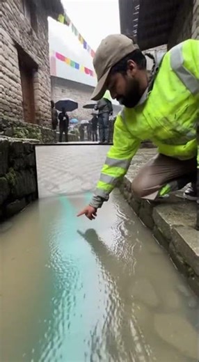 Flash Flood Physics in 8 Seconds (Turbulent → Calm) #animation #unknownreality #relaxing #experiment