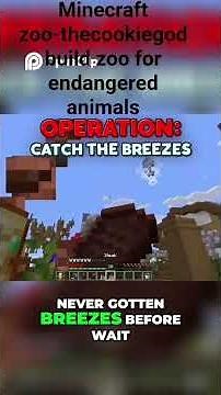 Minecraft zoo - building a zoo for endangered animals