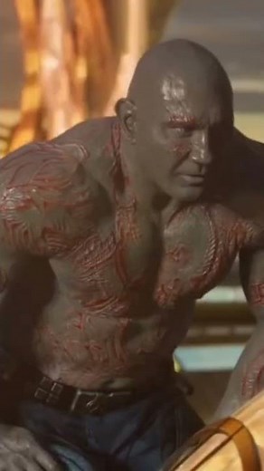 Peter: Anulax batteries, Drax: Harbulary batteries perfect 😏😏 #drax #mcushorts