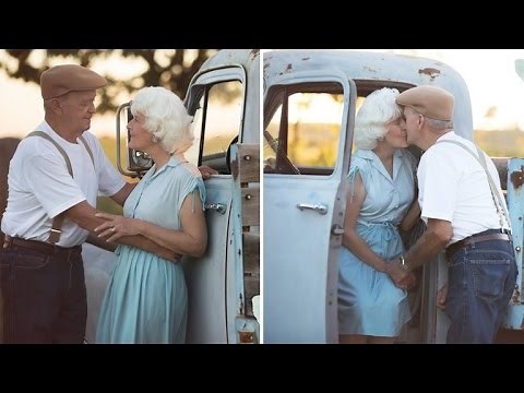Elderly Couple's 'Notebook' Inspired Photo Shoot Will Melt Your Heart