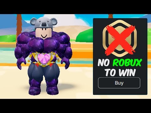 How I Became The Strongest With NO ROBUX in Gym Star Simulator! (Movie)