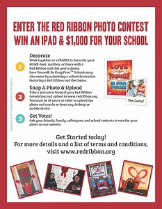 THIS RED RIBBON WEEK, WIN GREAT PRIZES FOR YOUR SCHOOL AND FAMILY