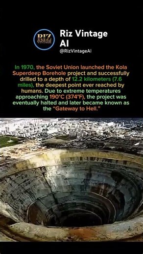 The Deepest Hole on Earth Nicknamed the "Gateway to Hell"! 😱