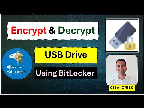 Encrypt & Decrypt USB drive using windows BitLocker | Type of encryption used & Step by step guide 💥