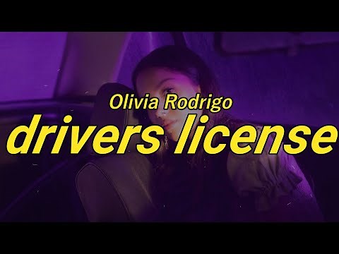 Olivia Rodrigo - drivers license (Lyrics) | you said forever, now I drive alone past your street