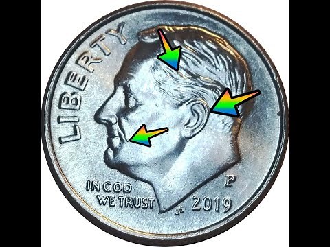 2019 P Roosevelt Dime with Full Bands