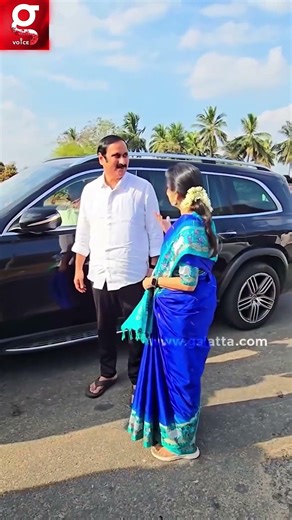 பாத்து போ மா❤️️மனைவி சௌமியாவை பாசத்தோடு வழியனுப்பி வைத்த அன்புமணி🎀💓