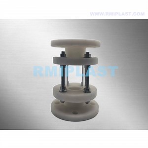 [Hot Item] UPVC PVC CPVC PP Pph Sight Glass of Flanged Connection PVDF Grey White Sight Glass Equal Type Flange End by ANSI Cl150 JIS DIN Standard for Corrosive Medium
