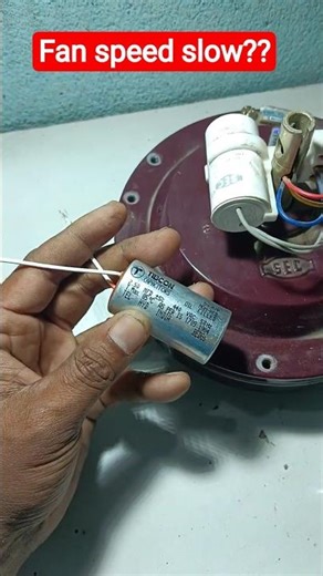 capacitor #fans #electrical #repair #shortsvideo