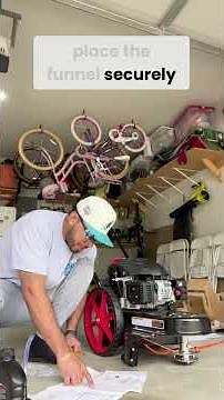 String Trimmer Oil Change: Easy DIY Guide! #shorts