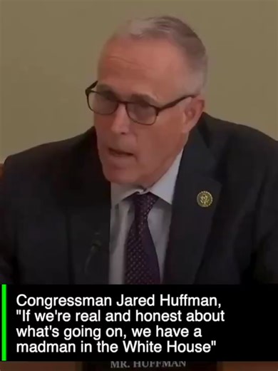 Congressman Jared Huffman Critiques Trump’s Leadership