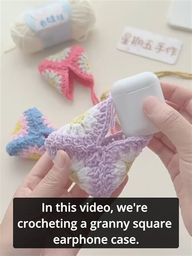 Crochet Mini Pouch Tutorial for AirPods