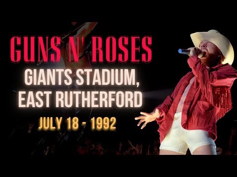 Guns N' Roses: Live At Giants Stadium, East Rutherford, NJ, 1992 | Better Audio