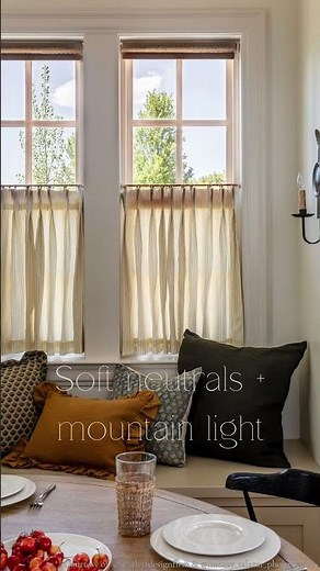 French Country Mountain Home Tour | Warm White Paint + European Kitchen Design