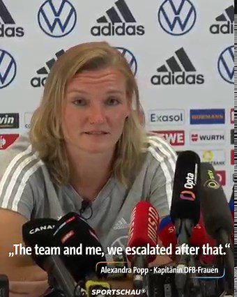 Nach sechs Toren in fünf EM-Spielen wurde Alexandra Popp in einigen Memes bereits als Kandidatin für das Team von Hansi Flick vorgeschlagen. Den Hype um ihre Person beantwortete Popp nun als Alexander. Was wir verstanden haben: Nichts ist ausgeschlossen und die Stimmung im DFB-Team vor dem Finale ausgesprochen entspannt. | Sportschau