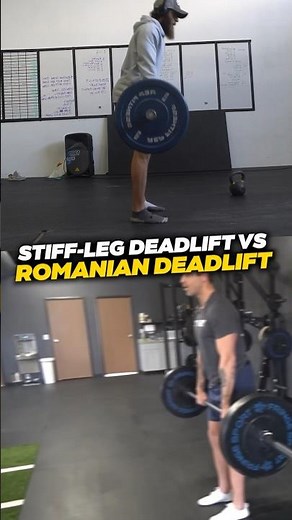 Stiff-Leg Deadlift Vs RDL | Key Differences 🏋🏼‍♂️