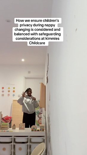 Ensuring Children's Privacy During Nappy Changing at Kimmies Childcare