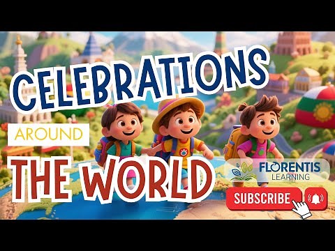 Celebrations Around the World Song | Learn English Festival Vocabulary for ESL Learners