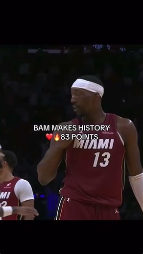 Bam with a legendary 83 points #basketball #music #nbahighlights #bam