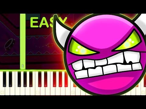 Deadlocked | GEOMETRY DASH LEVEL 20 - EASY Piano Tutorial