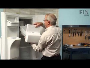 Frigidaire Refrigerator Repair - How to Replace the Ice Container Assembly