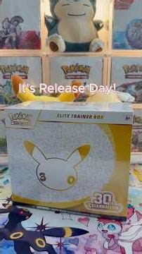 🚨 RELEASE DAY! Pokémon 30th Celebration ETB Opening! 🎉 | #Pokemon #TCG